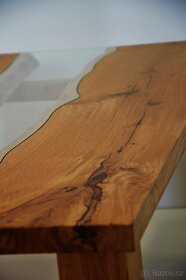 NOVÝ Konferenční stůl - dub - 6