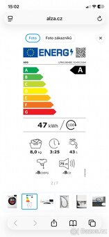 pračka AEG 6000 ProSense™ LFR61864BC - 6