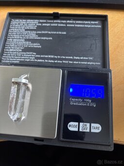 Křišťál přívěšek ve stříbře 950/1000 | 10,59g - 6
