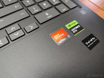 Herní Hp Victus 16,RTX-4060,R7-7840hs,DDR5,PCIe 4.0,RGB. - 6