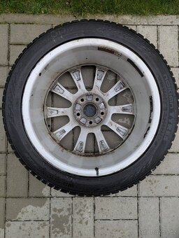 Saab 17" hliníková kola se zimními pneu - 6