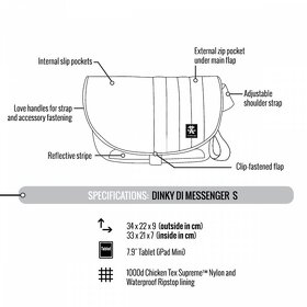 Nová brašna na notebook- CRUMPLER DINKY DI MESSENGER S - 6