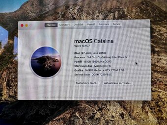 iMac (27-inch late 2013), Intel Core i5 3,4GHz, 16GB, 3TB - 6