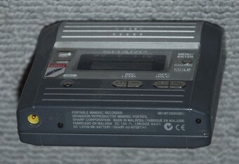 Minidisc SHARP MD-MT290,MDLP, media,sluch, manual, dig.kabel - 6
