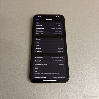 iPhone 15 Pro Max 256GB modrý titan, 12 měsíců záruka - 6