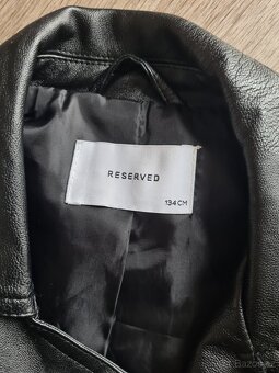 Dětská koženková bunda - křivák, vel. 134 - 6