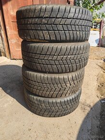 Prodám sadu disků 6,5Jx16H2 ET55 + zimní pneu 205/50/R16 - 6