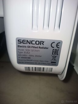 Olejové radiátory Sencor 13 žeber 2500W - 6