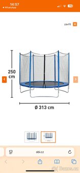 Trampolína s ochrannou sítí - 6