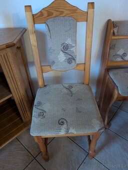 Rohový jídelní kout z masivu - 6