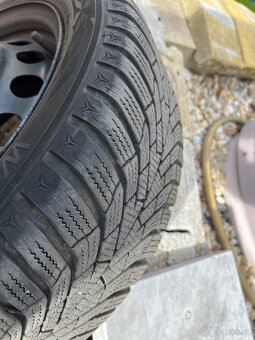 Zimní kola 195/50 R15 KUMHO – plechové disky - 6