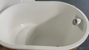 Ochlazovací káď s víkem ,schůdky k sauně - 6