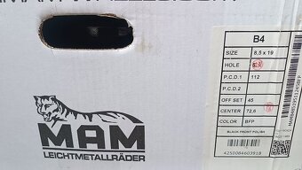 R19 5x112 mm ALU disky MAM - 6