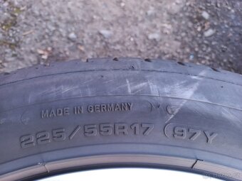 Prodám sadu Orig ALU kol Mercedes 225/55R17 letní - 6