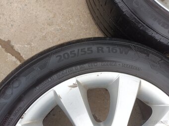 4ks Alu kola original Škoda 5x112 R16 - 6