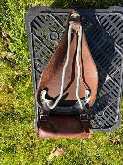 Originální kožené sedlo na kolo - 6