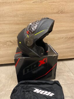 Výklopná helma na motorku NOX N965, vel. L - 6