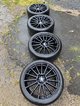 Kola AEZ Atlanta black 8.5x19 5x112 ET 25 + Pneu - 6