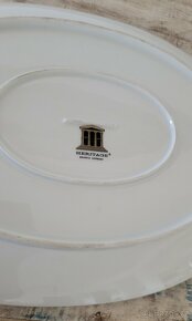 Obrovský vintage porcelánový talíř na hlavní chod, dezerty - 6