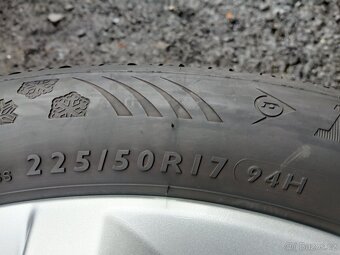 Sada Orig Alu kol Mercedes 225/50R17 zimní - 6