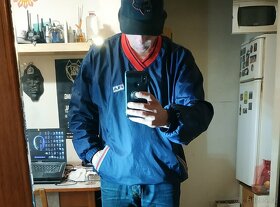 Retro šusťáková mikina FILA vel. L - 6