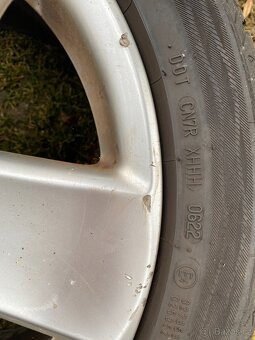 Originální alu kola VW passat b6 7,5jx17et47 pneu 225/45r17 - 6
