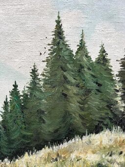 OLEJ NA PLÁTNĚ - HORSKÁ ŘEKA 1957 - 6