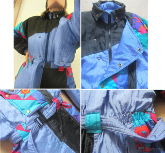 Vintage 90s zimní kombinéza dětská-teen-petit-XXS/XS - 6