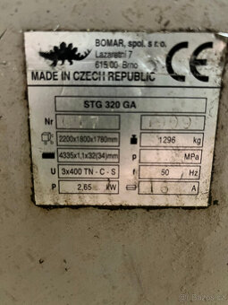 Automatická pila BOMAR STG 320 GA - 6
