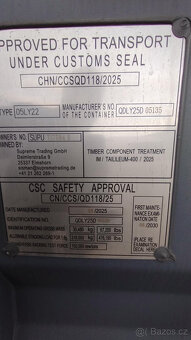 Lodní  20 ft kontejner po jedné cestě barva antracit - 6