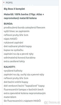 Dětský hasičský komplet vel.134 - 6