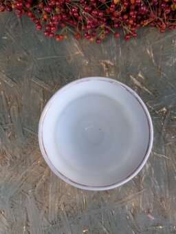 Starožitný porcelánový pohárek, růže. - 6