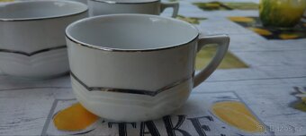Porcelánové šálky Art Deco H.C.Chodau - 6
