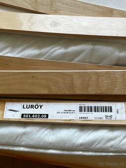 IKEA Tarva postel 140×200 + matrace Hokkasen + rošty - 6