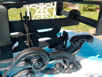 Váhy kupecké, černé, secesní - 6