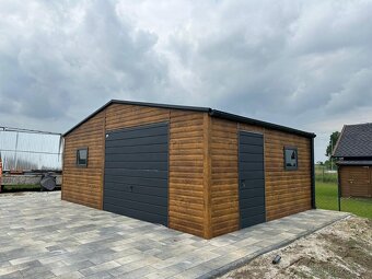 Plechová garáž 7x5m. - 6