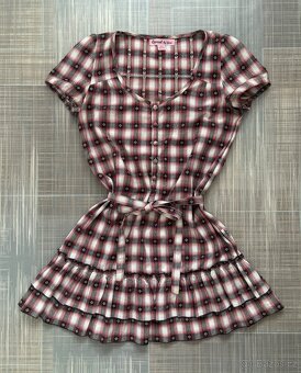 Kostkovane saty zn.Sfera - 6