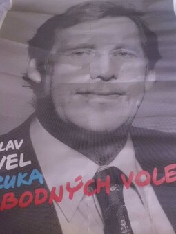Původní Plakát - VÁCLAV HAVEL - Záruka Svobodných Voleb - OF - 6
