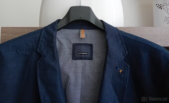Calamar pánské sako vel. 3XL len + bavlna nové - 6