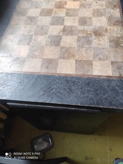 Šachový stolek intarzovaný - 6