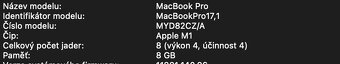 MacBook Pro M1 13" 256 GB - 6