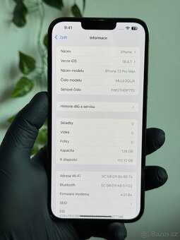 iPhone 13 Pro Max 128GB - 100% baterie - 6