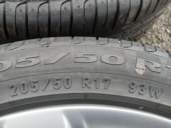 Prodám sadu Orig ALU kol Volvo 205/50R17 letní - 6