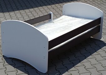 Dětská postel s matrací 180x90cm POLICIE - 6