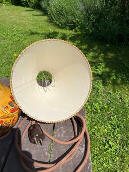 Keramická stolní lampa 60 léta - 6