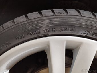Alu disky 7J x 17 et43 rozteč 5x100 + pneu - 6