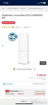 Kombinovaná lednice s mrazákem ETA / no frost - 6
