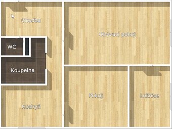 Pronájem 3+1 Prachatice 15 000 Kč - 6