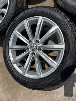 Sada Alu kol 5x112 R17 VW London 3G0601025D, pneu 215/55/17 - 6