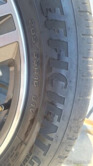 AEZ Tacana 16" 4x100, 7J, ET45 s pneu Goodyear Efficient - 6